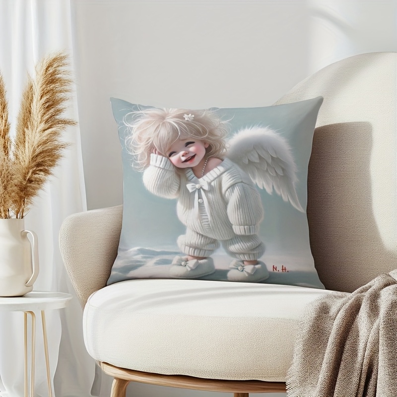 Baby Nursery Outfits - Housse de coussin en peluche courte