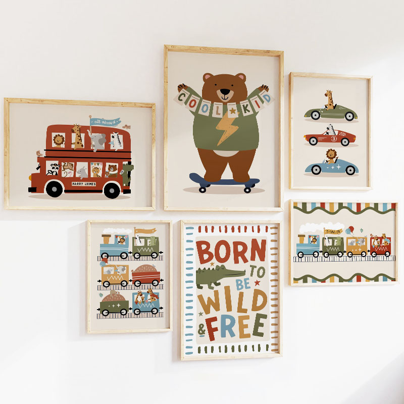 Tableaux et Affiches Muraux en - Baby Nursery Animal Pictures avis et prix