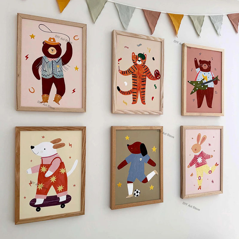 Tableaux et Affiches Muraux en - Baby Nursery Animal Pictures avis et prix