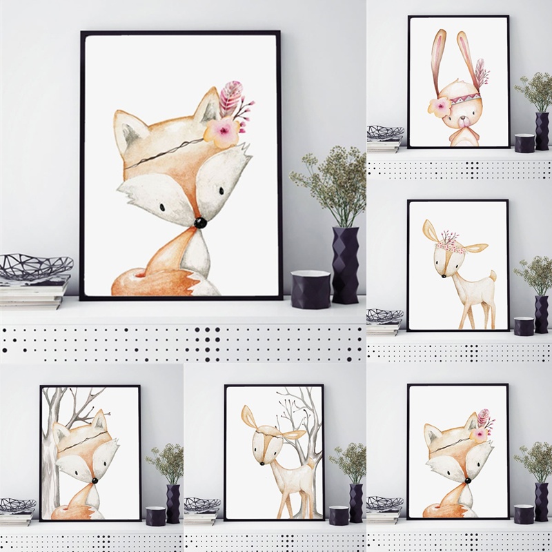 Affiche Murale de Dessin Animé - Baby Nursery Animal Pictures avis et prix