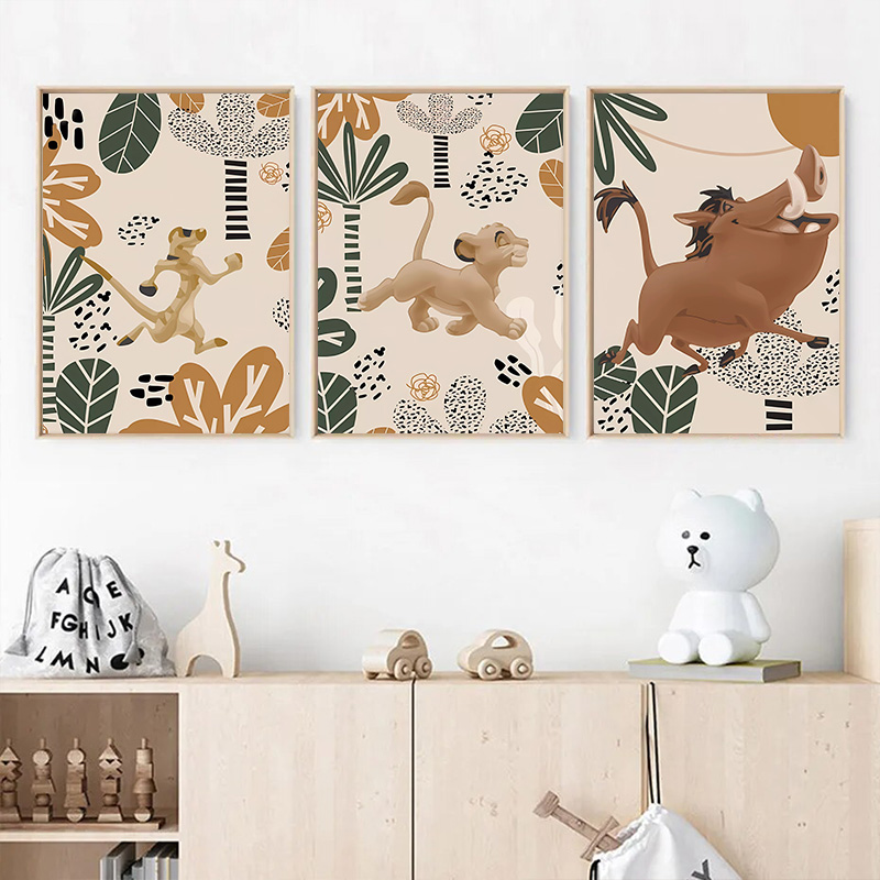 Affiches et imprimés Boho du r - Baby Nursery Animal Pictures avis et prix