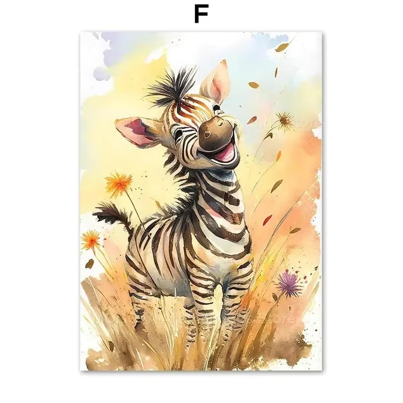 Tableau mural en toile pour ch - Baby Nursery Animal Pictures avis et prix
