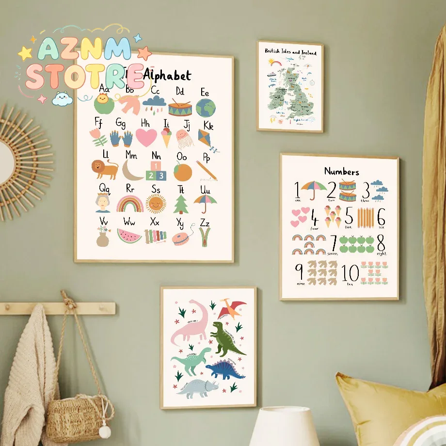 Tableau mural sur toile représ - Baby Nursery Animal Pictures avis et prix