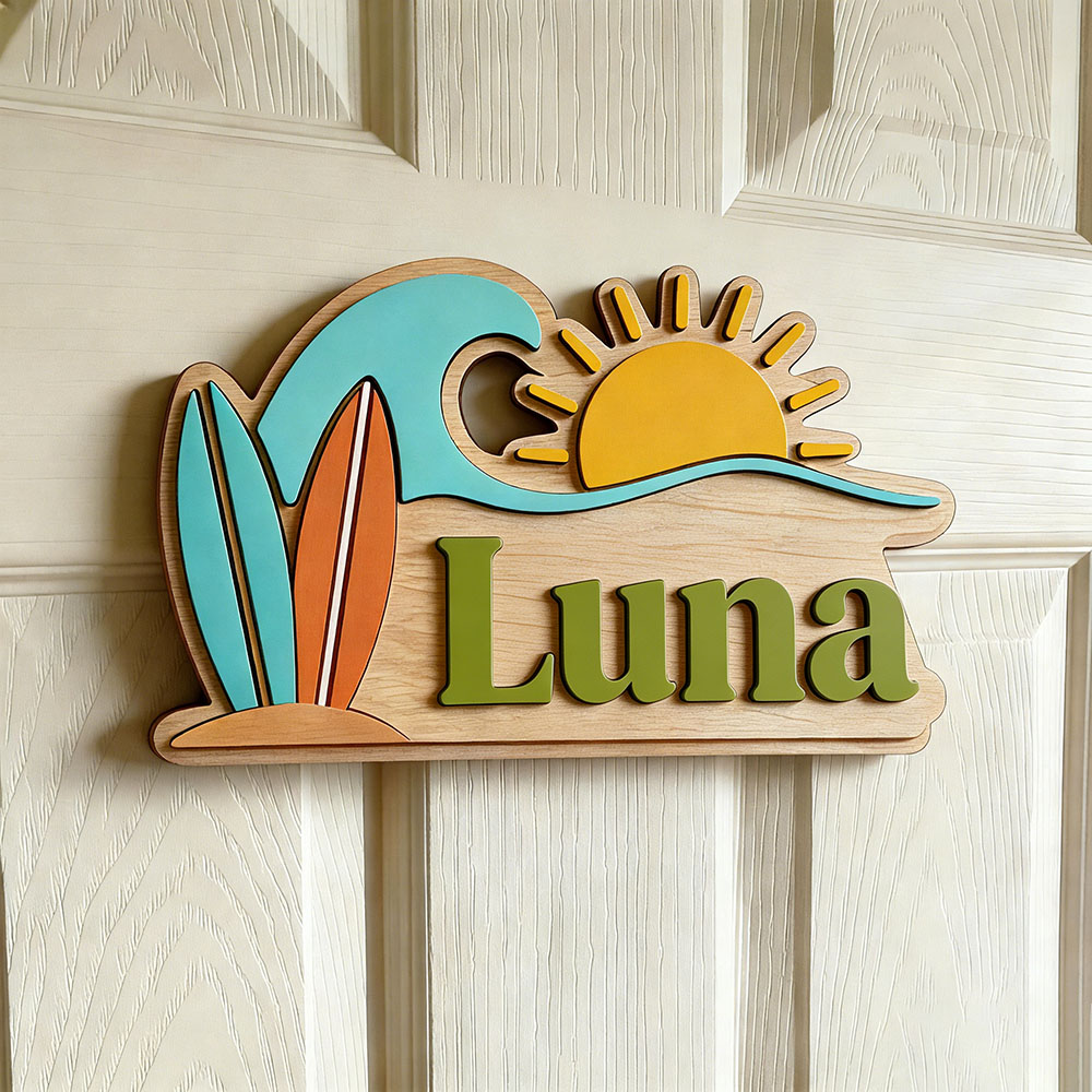 Plaque de porte personnalisée  - Baby Nursery Ocean Theme avis et prix