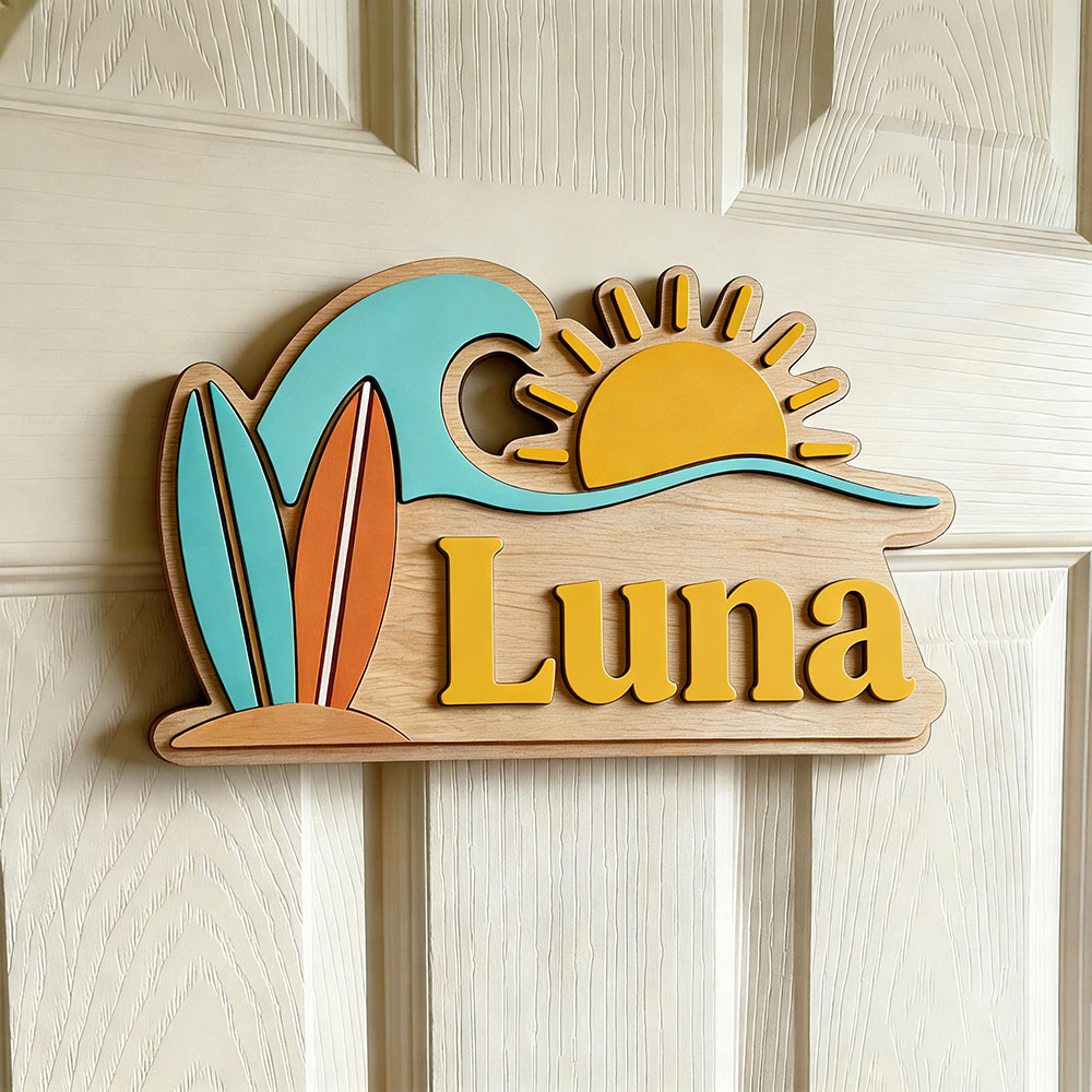Plaque de porte personnalisée  - Baby Nursery Ocean Theme avis et prix